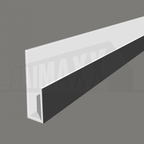 Hollow Soffit J Starter Trim 5m uPVC Anthracite Grey (RAL 7016)