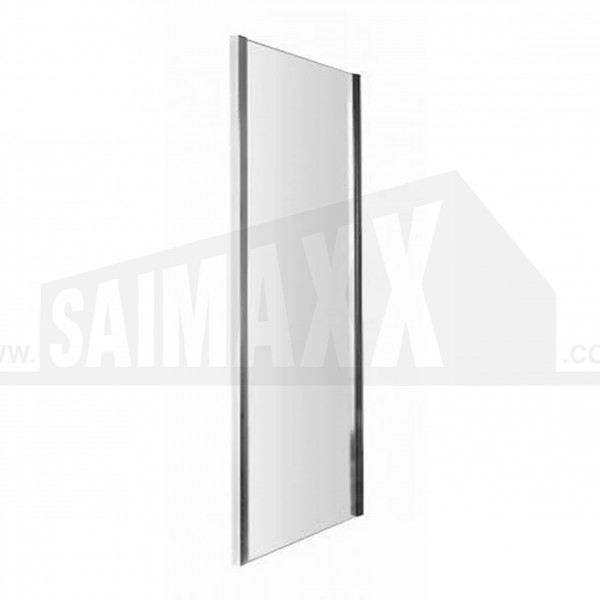 Ella Satin Chrome Finish Clear 5mm Glass SIDE PANEL For Shower Doors 800mm