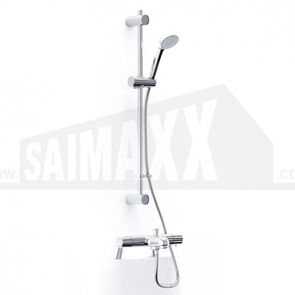 Inta Trade Tec Thermostatic Bath Tub Shower Mixer with Riser Rail Kit
