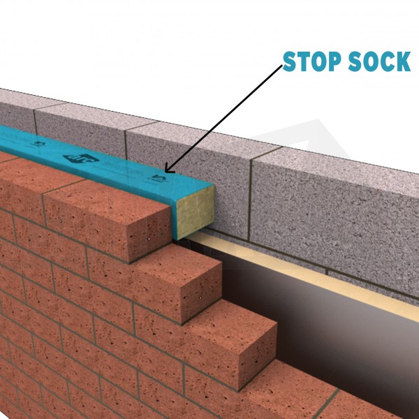 ARC 4 Hour Fire Rated Cavity Stop Sock 160 x 120 x 1200mm (150mm Cavity)