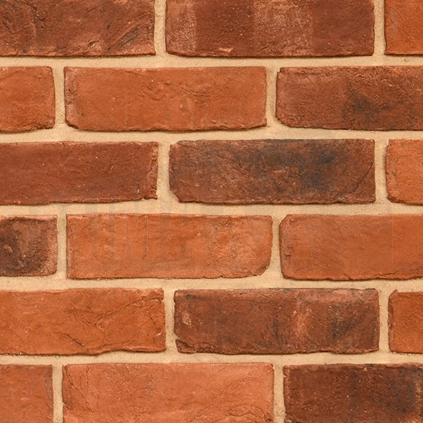 Smoked Barn Orange Stock Facing Brick Metric 65mm