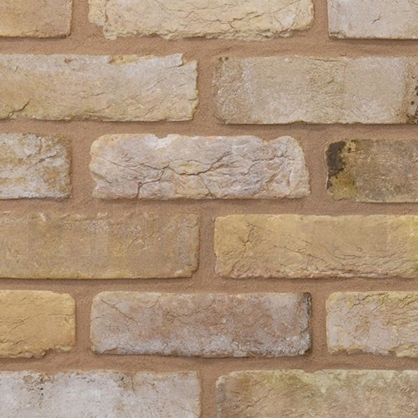 Heritage Tumbled Buff Stock Facing Brick Metric 65mm