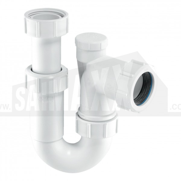 McAlpine P-Trap Adjustable Telescopic Anti Syphon Silentrap 1.25" ASA10V