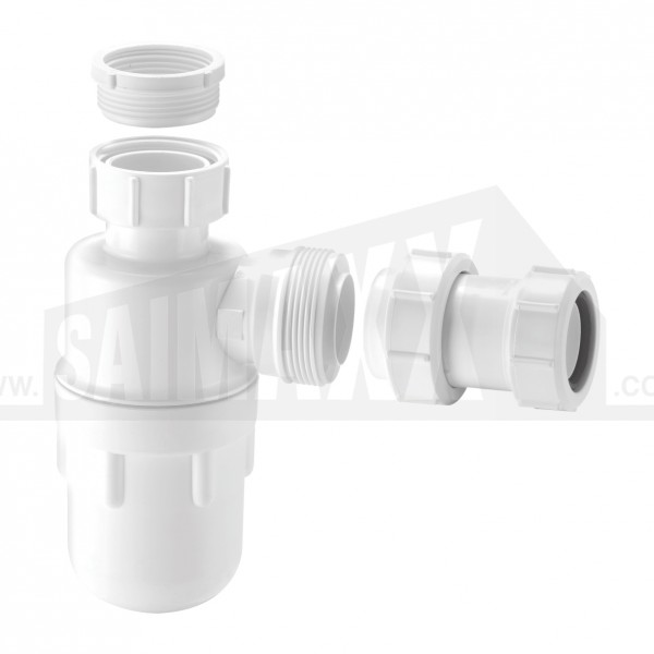 McAlpine Bottle Handi Trap c/w 1.25 & 1.5" Inlets & Outlets HANDITRAP-B