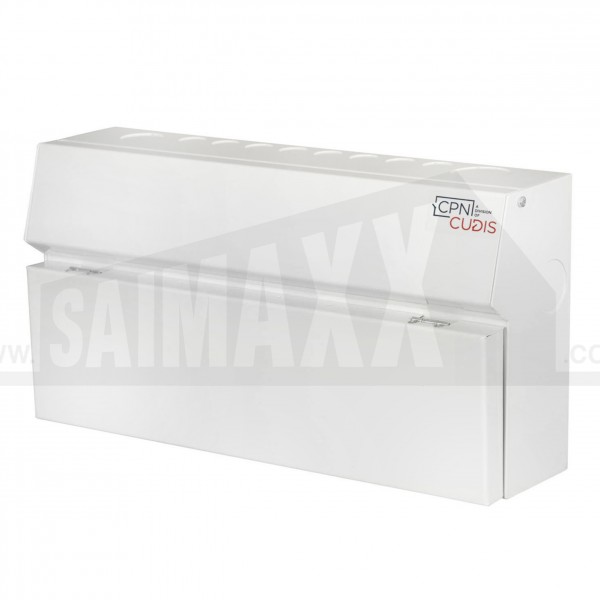 CPN Lumo Metal SPLIT LOAD Dual 80A RCD Consumer Unit 16 way - with 16 MCBs