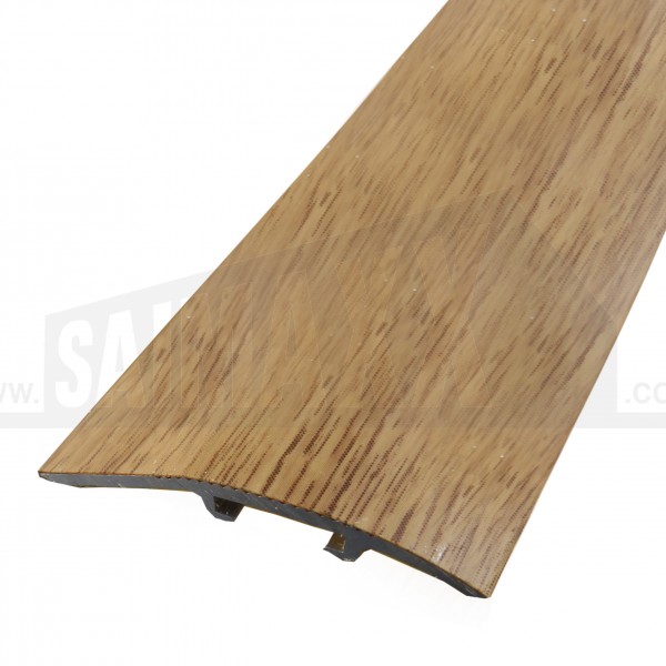 Unika Aluminium Floor Trim Oak Finish 270cm 77277 (B-Profile adjusts 4-15mm)