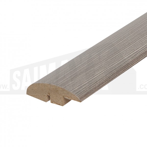 Unika HDF Floor Ramp Profile Trim DARK GREY OAK Finish 270cm LONG LENGTH