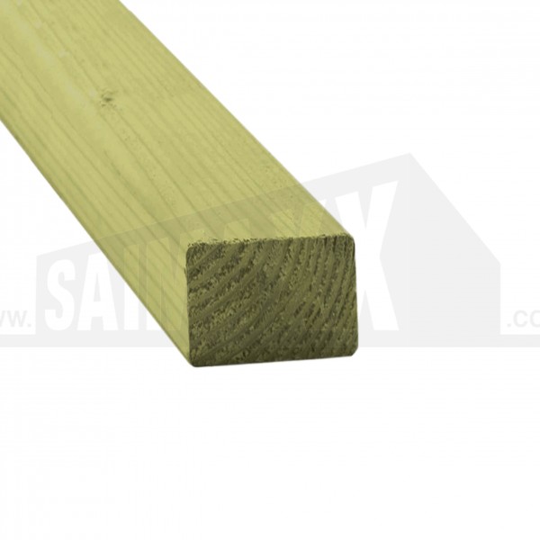 47 x  50 x 3000 mm Nom TREATED Carcassing Timber (2" by 2")