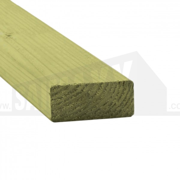  47 x 100 x 3600 mm Nom << C24 >> Graded TREATED Carcassing Timber (4" by 2")