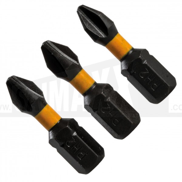 Triton Impact Duty Screwdriver Bits PH2 25mm 3pc