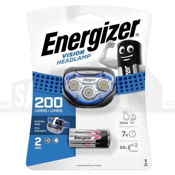 Energizer Vision Headlamp 200 Lumens