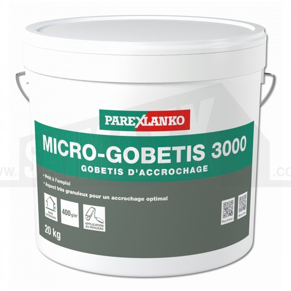 Parex MICRO-GOBETIS 3000 Masonry Anti-Suction Primer Liquid 20kg Bucket