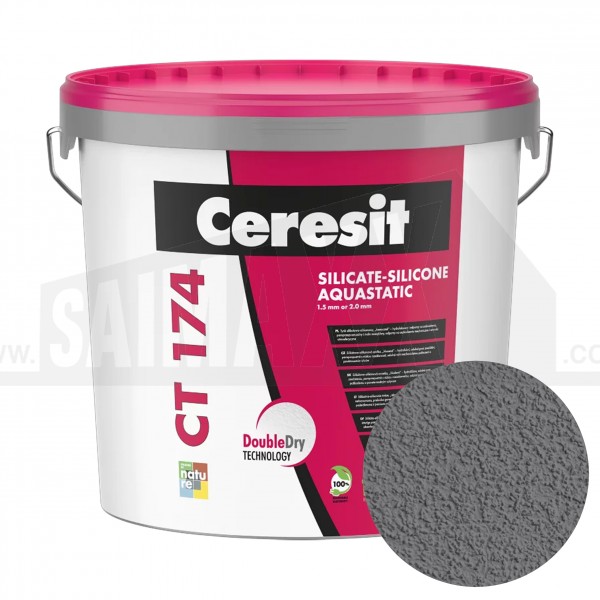Ceresit CT174 Silicate Silicone Render 1.5mm 25kg Tub LANZAROTE 5