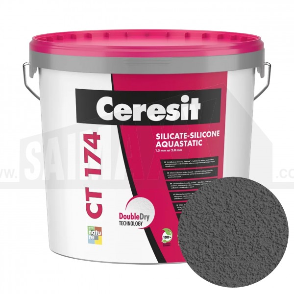 Ceresit CT174 Silicate Silicone Render 1.5mm 25kg Tub SANTORINI 6
