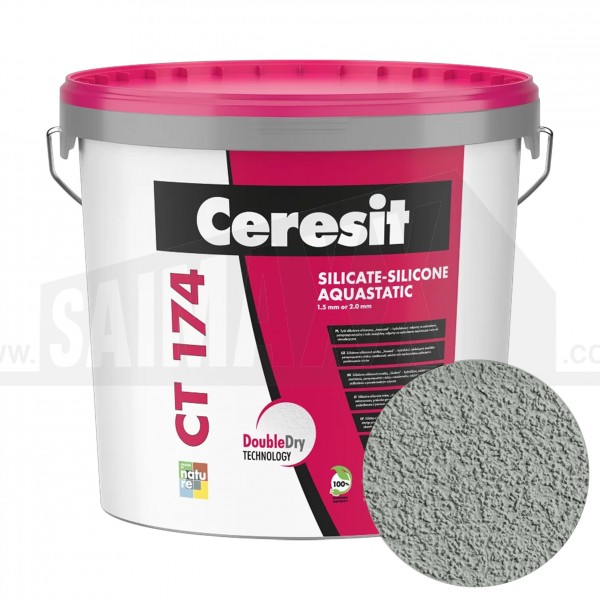 Ceresit CT174 Silicate Silicone Render 1.5mm 25kg SIBERIA 6