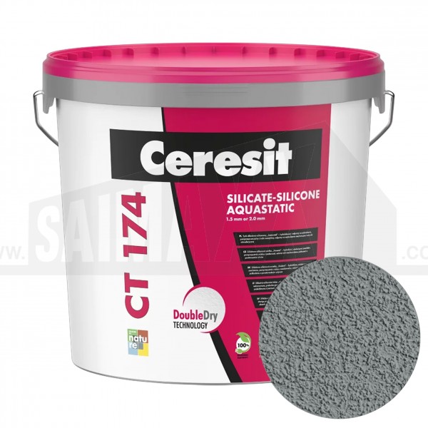 Ceresit CT174 Silicate Silicone Render 1.5mm 25kg STROMBOLI 6