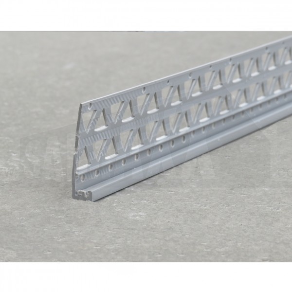 PVC PLASTIC Render 13mm Stop Bead DARK GREY 2.5m