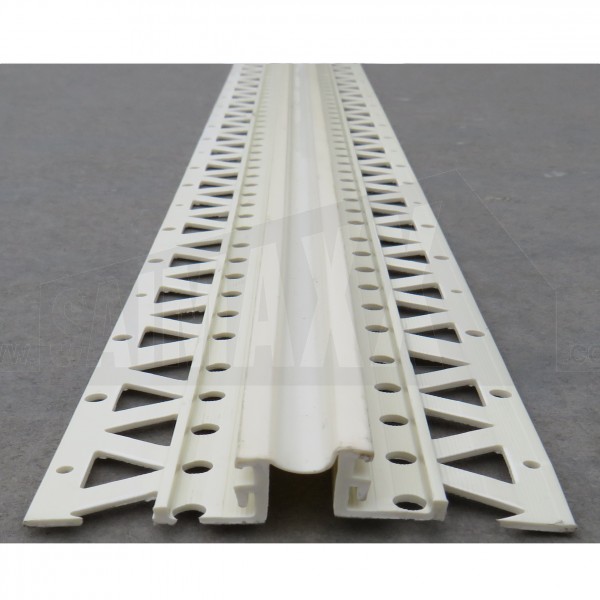 PVC PLASTIC Render 13mm Movement Bead IVORY 2.5m