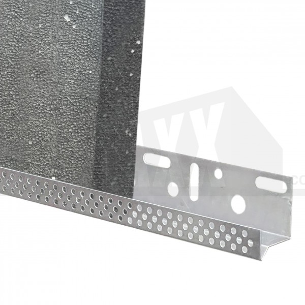 Aluminium Base / Starter Track Profile for Wall Insulation 50mm x 2.5m