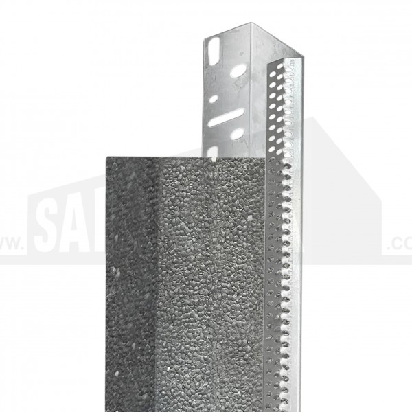 Aluminium Stop Track Profile for Wall Insulation 50mm x 2.5m