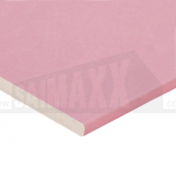 Pink FIRE Plasterboard 15.0mm (2.4m x1.2m) T/E
