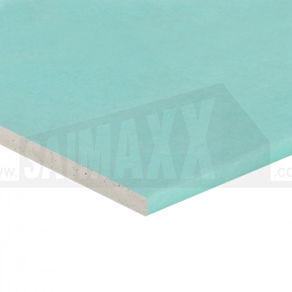 Green MOISTURE Plasterboard 12.5mm (2.4m x1.2m) T/E