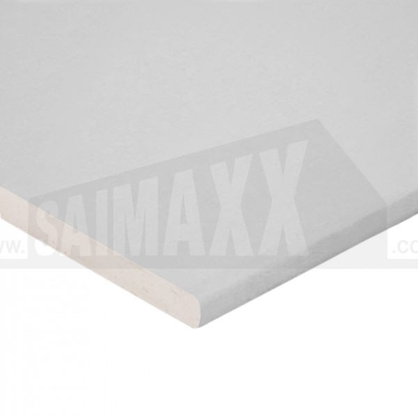White STANDARD Plasterboard 12.5mm (1.8m x0.9m) T/E