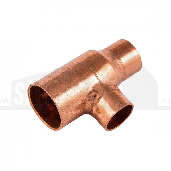 Endfeed Reducing Tee One End & Branch Side Reduced