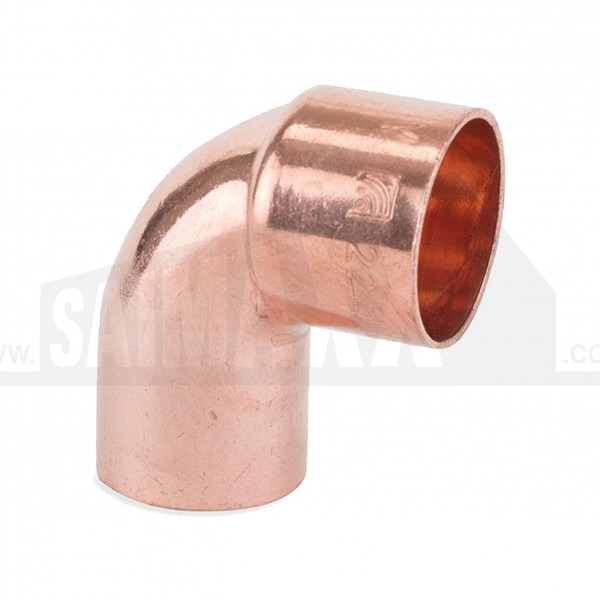 Endfeed Copper 90 degree Street Elbow (MxF) 22mm