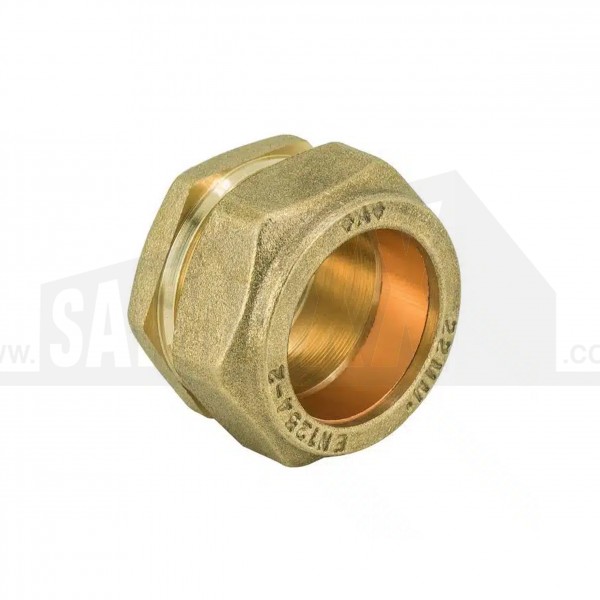 Compression Brass Stop End 22mm