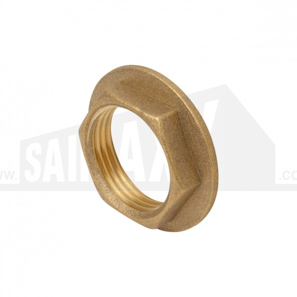 SecurPlumb Flanged Brass Back Nut 3/4"
