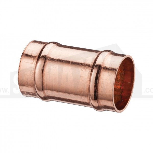 Solder Ring Copper Straight Coupler 22mm
