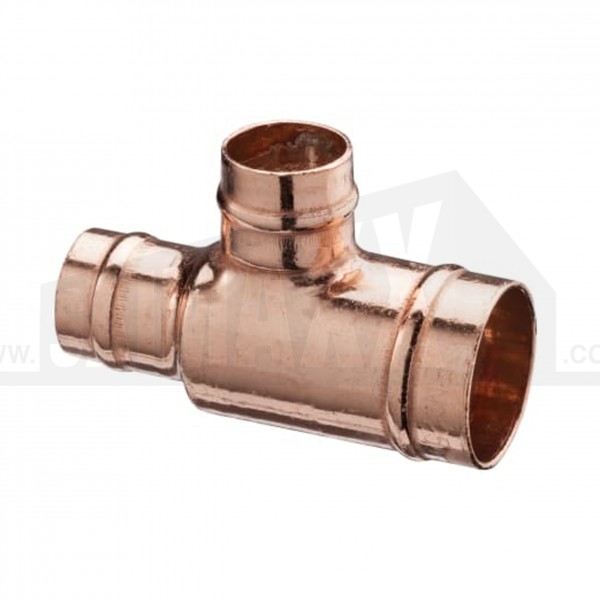 Solder Ring Copper Reducing Tee 22x15x15mm (L-2-R-2-C)