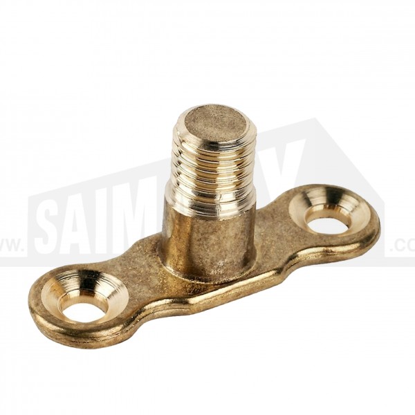 Munson Ring Standard Length MALE Back Plate BRASS Finish M10 Thread