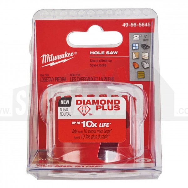 Milwaukee Diamond Plus Wet / Dry Holesaw 51mm