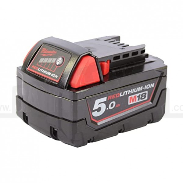 Milwaukee M18 18v 5.0Ah Red Lithium-Ion Battery