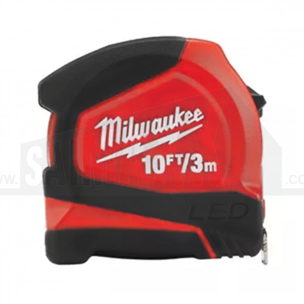 Milwaukee LED Tape Measure 3m/10ft (12mm blade)