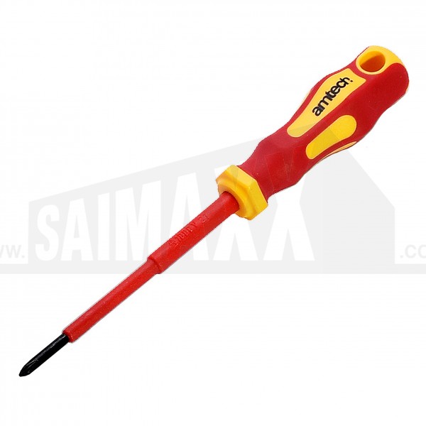 Amtech Insulated Soft Grip Phillips (Cross Head) Screwdriver VDE 1000v