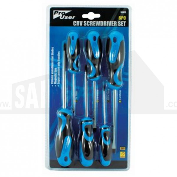 ProUser 6pc CRV Screwdriver Set