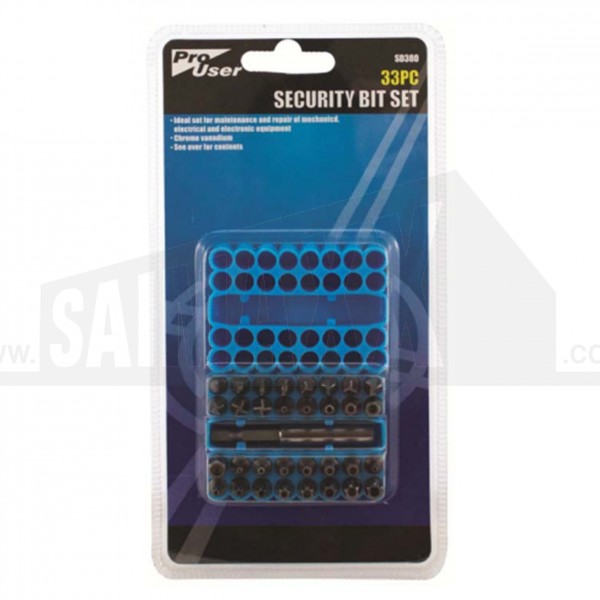 Pro User 33pc Security Bit Set (CR-V Bits)