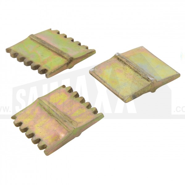 Silverline 3pc Scutch (Replacement Combs for Scutch hammers) Set 25mm