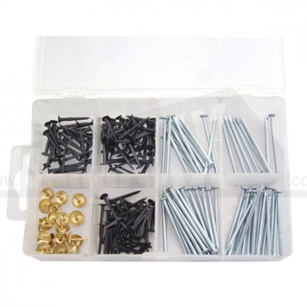 Amtech 500pc Nail & Tack Assortment Set