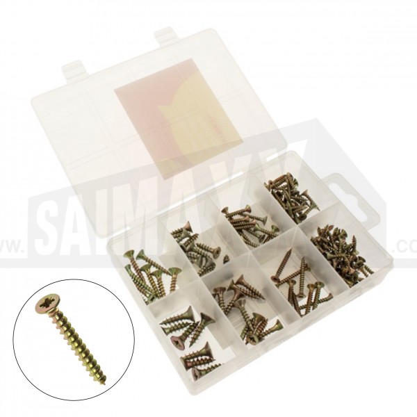 Amtech 149pc Wood Screw Assortment Set