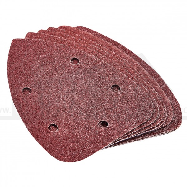 Amtech 10pc Delta Sanding Sheet Set Pack P80 (Medium) Grit