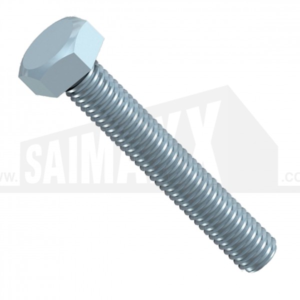 Hexagon Headed Setscrews (Fully Threaded Bolts) BZP M16 x 75mm Sold EACH