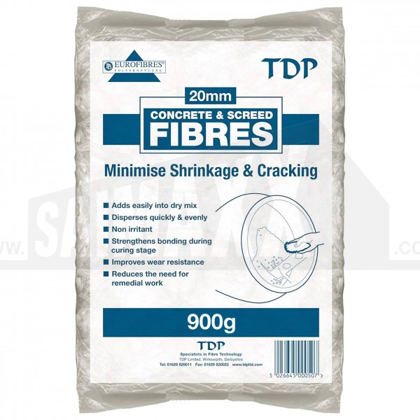 TDP 20mm Concrete & Screed Fibres 900g