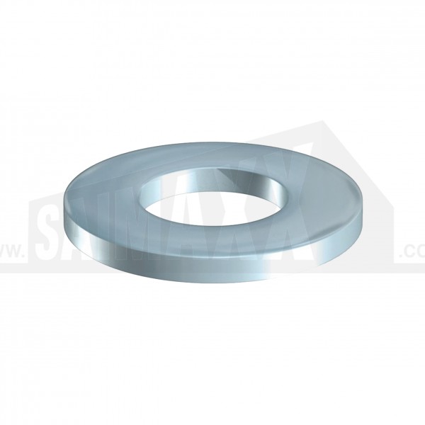 FORM B - Steel BZP Washers M16 x 30mm Diameter 100pc (2mm Thick)