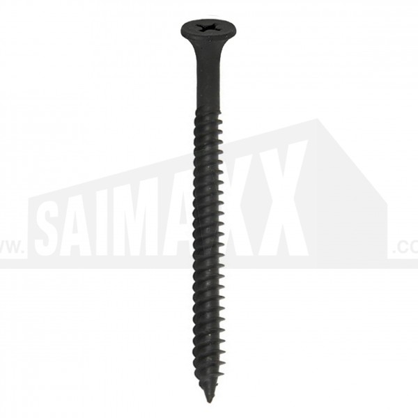 JG Drywall Screws BLACK Phosphate Fine Thread 4.2 x 65mm 1000pc