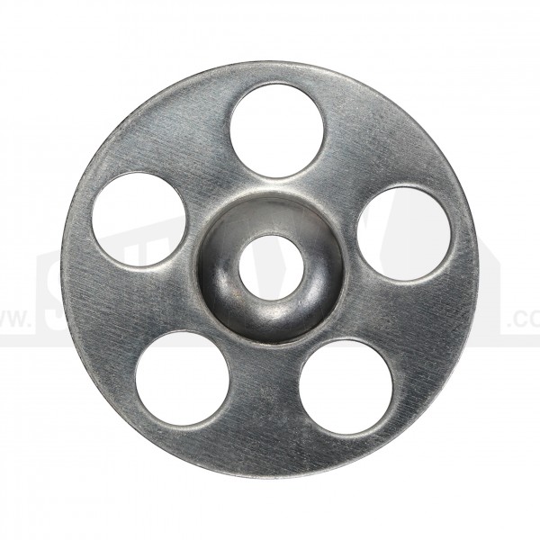 Timco Stainless Steel Metal Insulation Discs 36mm (5.5mm Hole Diameter) 100pc