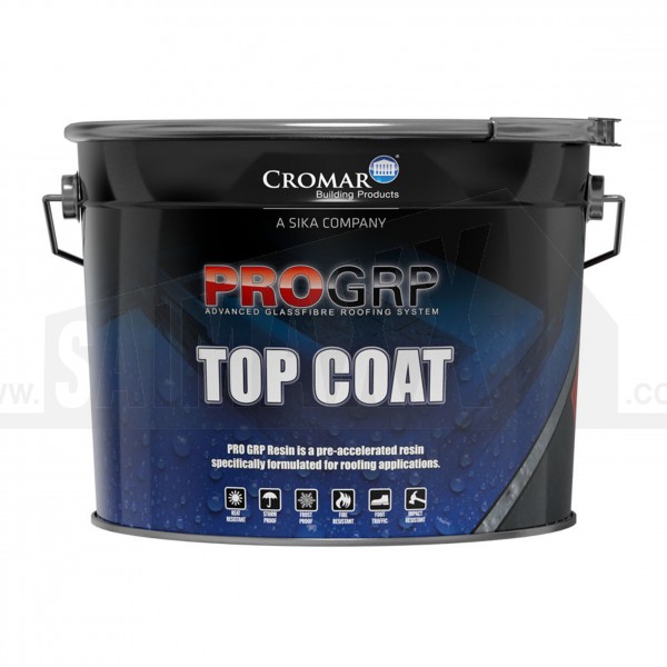 Cromar PRO GRP Roofing Top Coat 10Kg